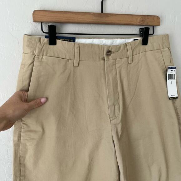 NEW Polo Ralph Lauren Newport classic fit stretch khaki shorts 31 - Picture 5 of 8